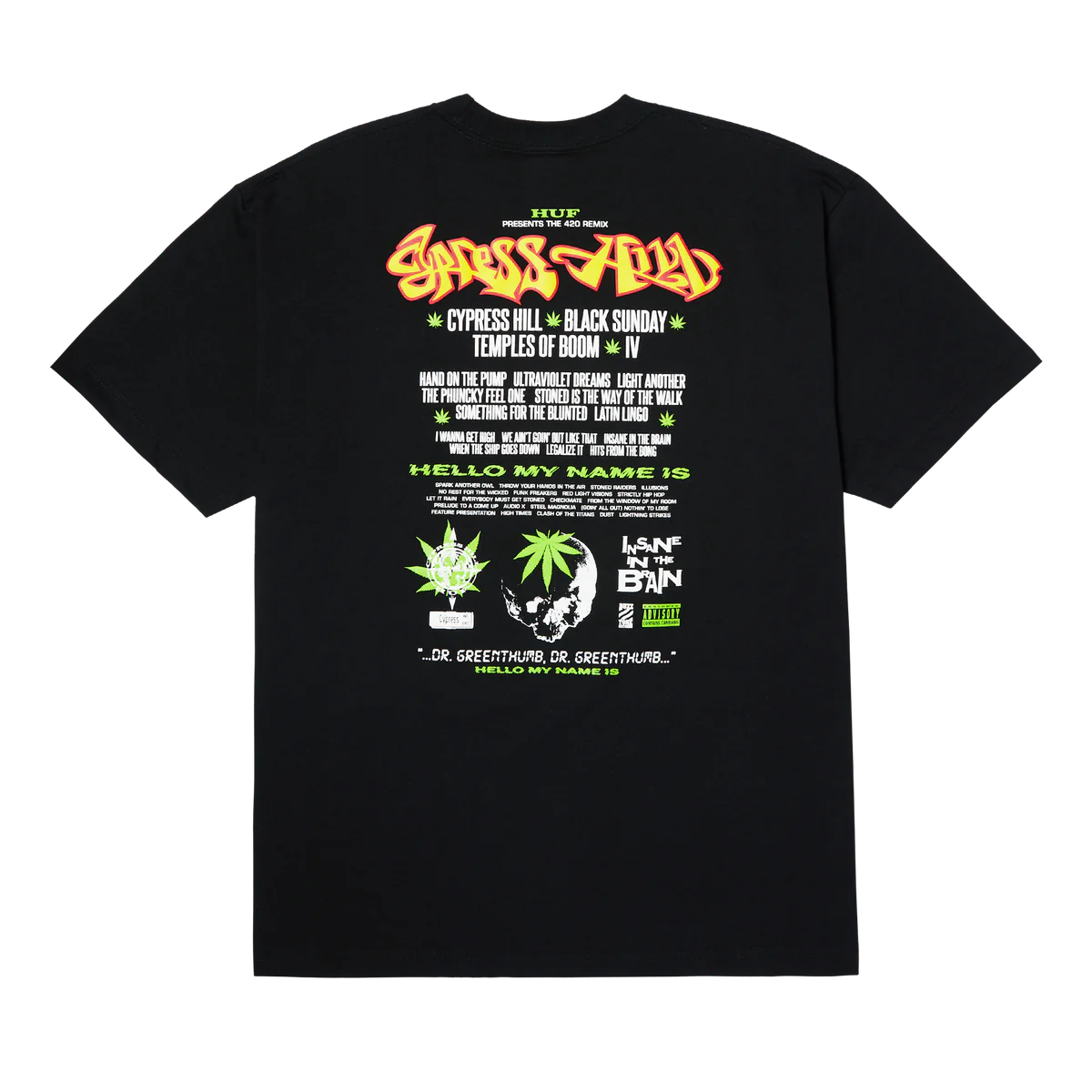 HUF x Cypress Hill Dr Greenthumb T-Shirt